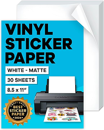 Matte sticker paper, 30 sheets