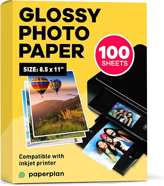 Glossy photo paper